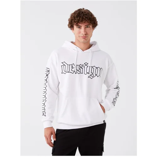 LC Waikiki Men's Long Sleeve Printed Hoodie