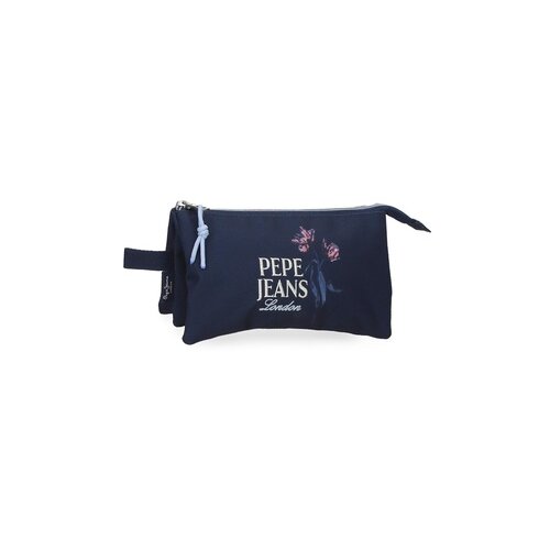 PepeJeans lenay prazna pernica sa 3 pregrade - teget 61.243.42 Cene