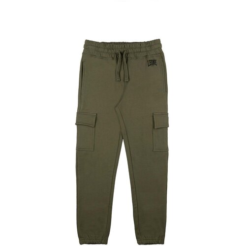 Leone 1947 Hlače cargo Boy Sweatpants Cargo Basic Zelena Cene