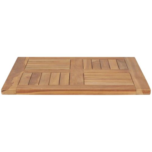 VidaXL mizna plo&amp;scaron;ča iz trdne tikovine 60x60x2,5 cm Slike