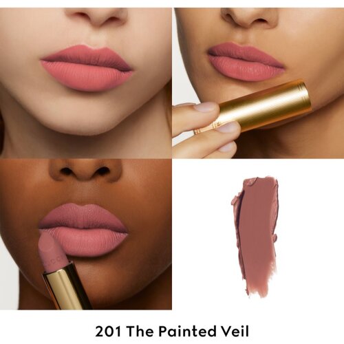 Gucci Beauty Rouge &amp;agrave; L&amp;egrave;vres Matte Lipstick matirajući ruž za usne nijansa 201 The Painted Veil 3.5 g Slike