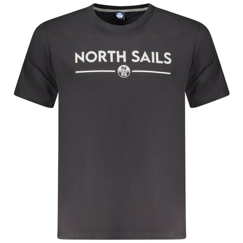 North Sails Mu&amp;scaron;ka Crna Majica Kratkih Rukava Slike