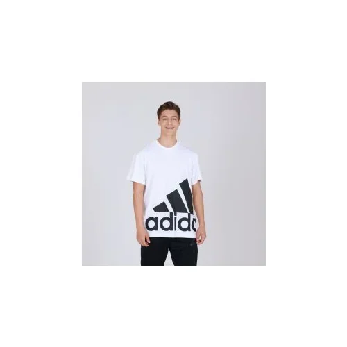 Adidas Majica Essentials Giant Logo HE1829 Bela Relaxed Fit