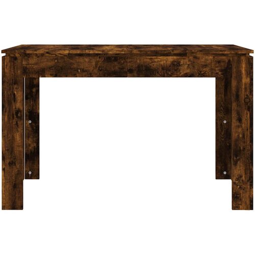  Blagovaonski stol boja dimljenog hrasta 120 x 60 x 76 cm drveni Slike
