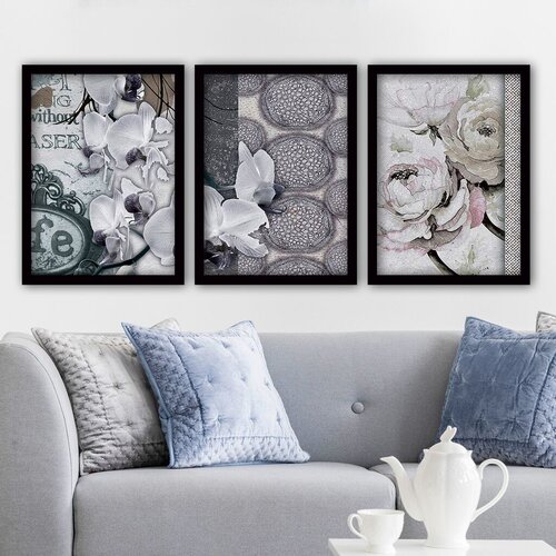 Wallity Set uramljenih slika 3SC124, 3 Dela Cene