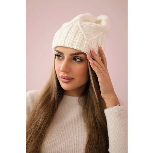  Women&amp;#039;s cap Liliana K375 ecru Slike
