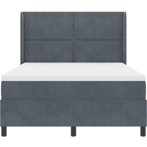  Krevet s opruga kutije Tamno siva 160 x 200 cm Bar&amp;scaron;un Slike