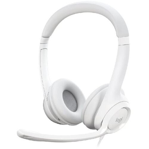 Logitech Slu&amp;scaron;alice H390 USB White Slike