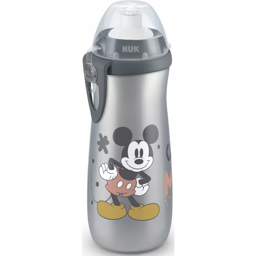 Nuk First Choice Mickey Mouse steklenička za otroke 36m+ Grey 450 ml