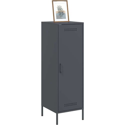 vidaXL Visoka komoda antracit 36 x 39 x 113 cm čelična Cene