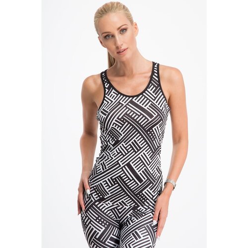 Fasardi Black and white sports top Slike
