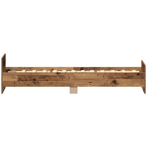 VidaXL Okvir kreveta bez madraca staro drvo 90x200 cm Slike