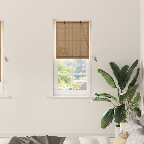 vidaXL Zavese in rolete z zavesami Svetlo rjava 60 x 220 cm Bambus Cene