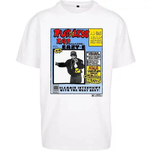 MT Men Eazy-E RAP Magazine Oversize T-Shirt White