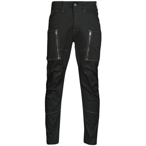 G-star Raw Hlače cargo Zip pkt 3D skinny cargo Črna Slike