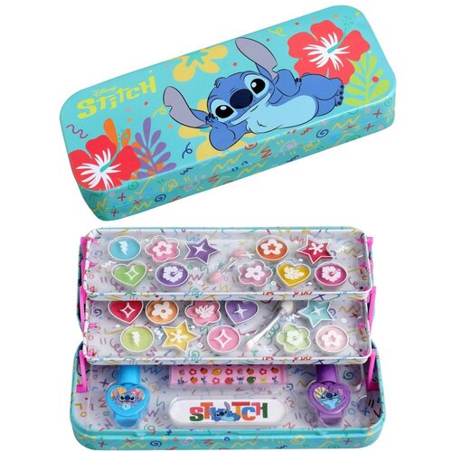 Air val Stitch set &scaron;minka u metalnoj kutiji sa 3 pregrade na rasklapanje Cene