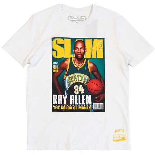 Mitchell And Ness muška Ray Allen Seattle Supersonics Slam majica Cijene