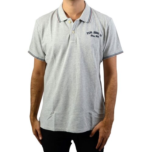 PepeJeans Polo majice kratki rokavi 118993 Siva Cene