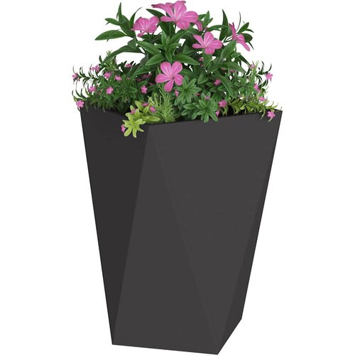  Sadilica 2 pcs Crna 50 x 50 x 75 cm Čelik Slike