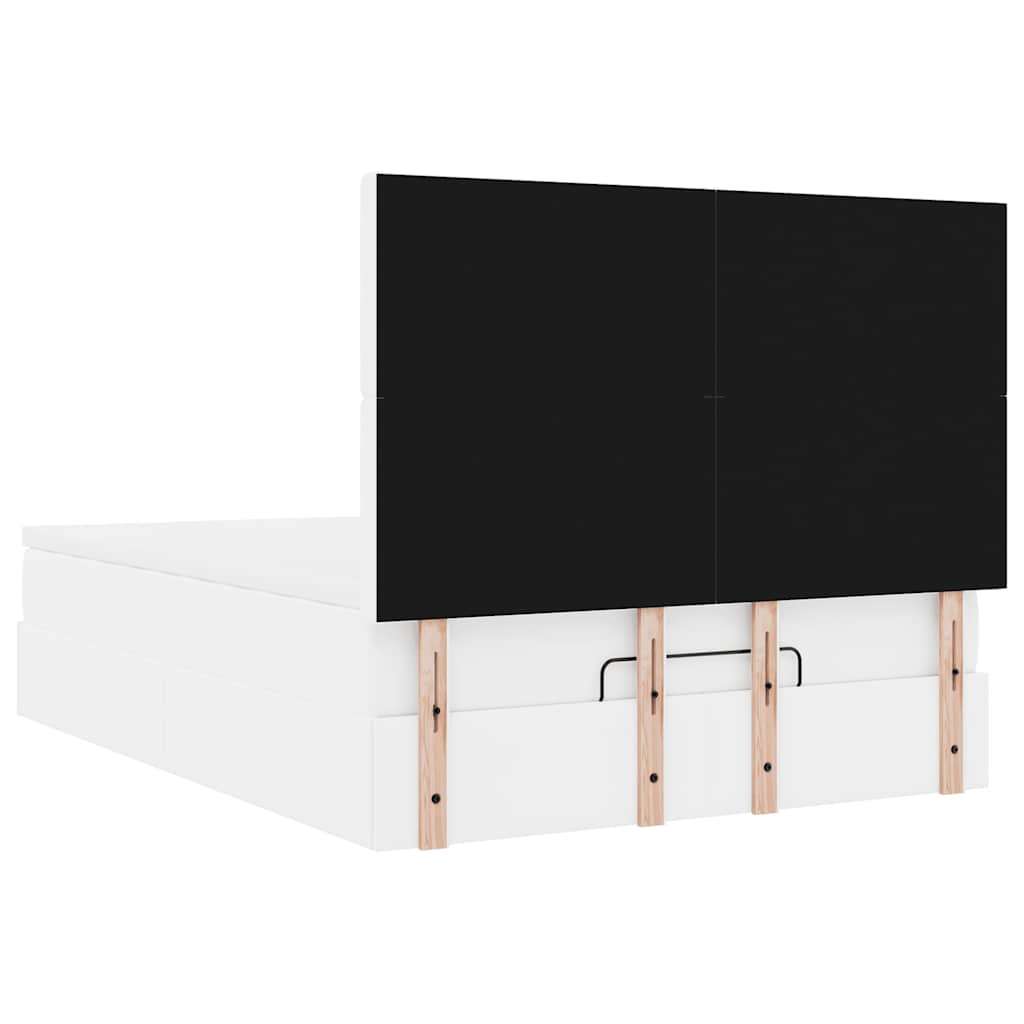  Otomanski krevet s madracima i LED 140x190cm umjetna koža Slike