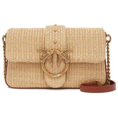 Pinko Torbe LOVE ONE MINI SLOUCHY Bež Slike