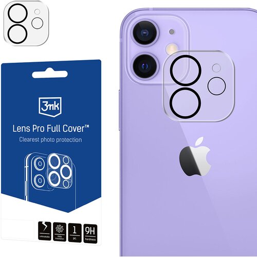 3mk FULL COVER OVITEK LENS PRO ZA APPLE IPHONE 11 12 MINI Z ZA&amp;Scaron;ČITO ZA LEČE, (5000295939) Slike