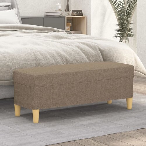 VidaXL Klop taupe 100x35x41 cm blago Slike