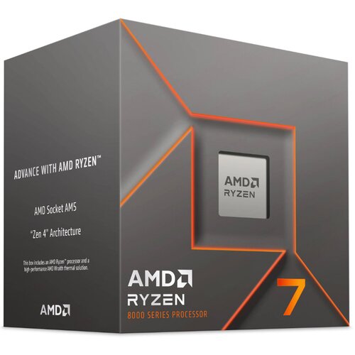AMD RYZEN 7 8700F AI do 5GHz Box procesor Slike