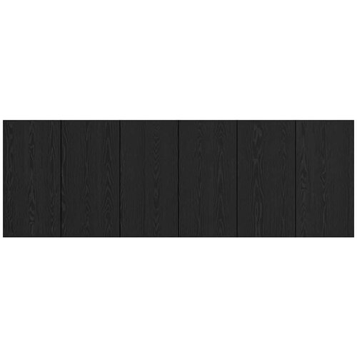 VidaXL uzglavlje s ormarićem s ladicama crni hrast 337 x 32,5 x 80 cm Slike