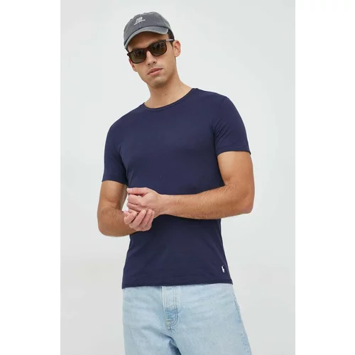 Polo Ralph Lauren Pamučna majica 3-pack boja: tamno plava, jednobojni model