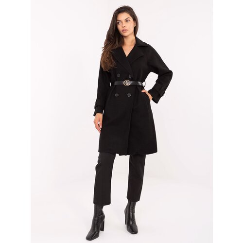 RUE PARIS Coat-IT-GB-FL5712.84-black Cene