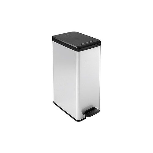 Curver Slim Bin kanta za smeće sa pedalom, 40l, crna/srebrna Cijene