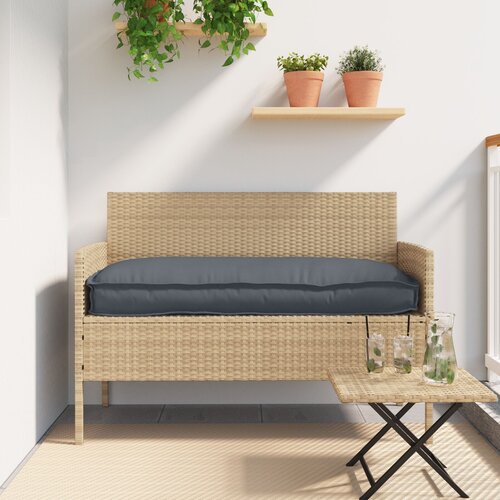 vidaXL zunanja blazina Antracit Poliester 110 cm x 40 cm x 8 cm Cene