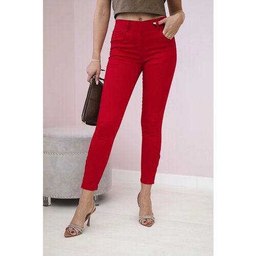 Kesi marka niezdefiniowana Colorful jeans with bow red Slike