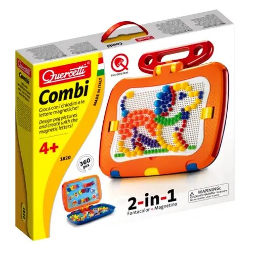 Quercetti 300-delni komplet bucik 2-v-1 z magnetno tablo Cene