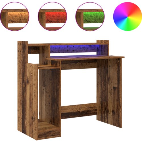 VidaXL Stol Staro drvo 97 x 45 x 90 cm Konstruirano drvo Slike
