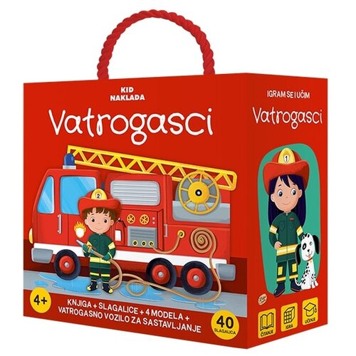 KID NAKLADA knjiga + slagalice: vatrogasci Cijene