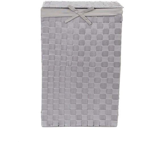 Compactor Siva košara za perilo s pokrovom Laundry Basket Linen, višina 60 cm Cene