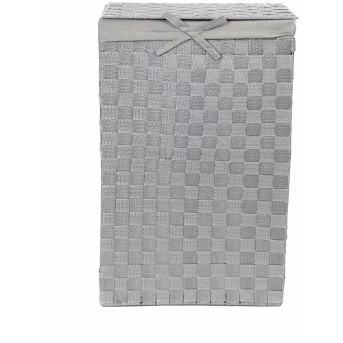 Compactor siva košara za rublje laundry basket linen, visina 60 cm