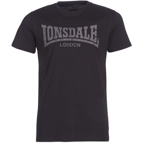 Lonsdale Majice s kratkimi rokavi LOGO KAI Črna Cene