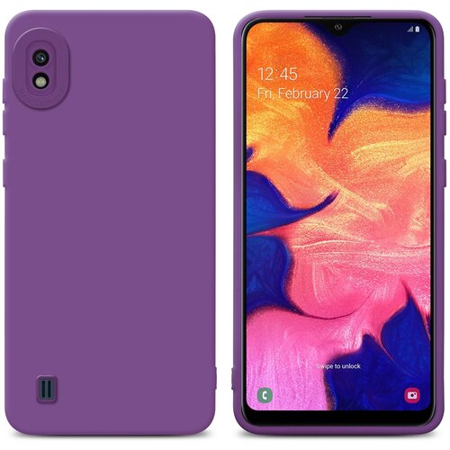 Cadorabo Case, združljiv s Samsungom v tekočini Matte Purple - za&scaron;čitni pokrov iz fleksibilnega silikona TPU, (20602754) Cene