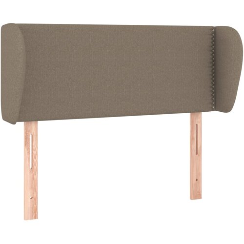 Maison Chic Posteljno vzglavje - Vzglavna omarica - Nočna omarica z u&scaron;esi taupe 93x23x78/88 cm blago, (21709986) Cene