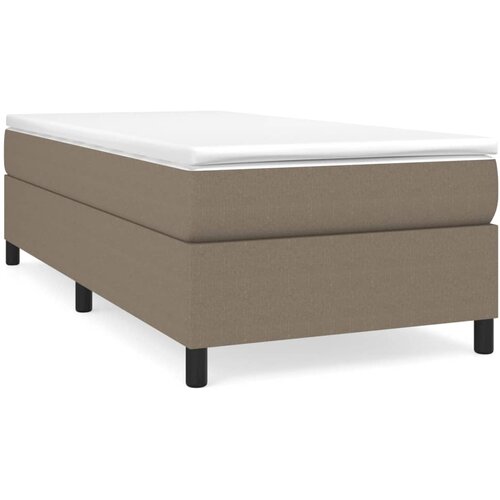 Maison Chic Box spring postelja - Vzmetna postelja z vzmetnico taupe 80x200 cm blago SL12685, (21883017) Slike