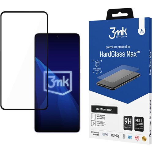 3mk KALJENO STEKLO HARDGLASS MAX ZA ZA&Scaron;ČITO ZASLONA ZA XIAOMI REDMI NOTE 14 5G, (5000293081) Cene