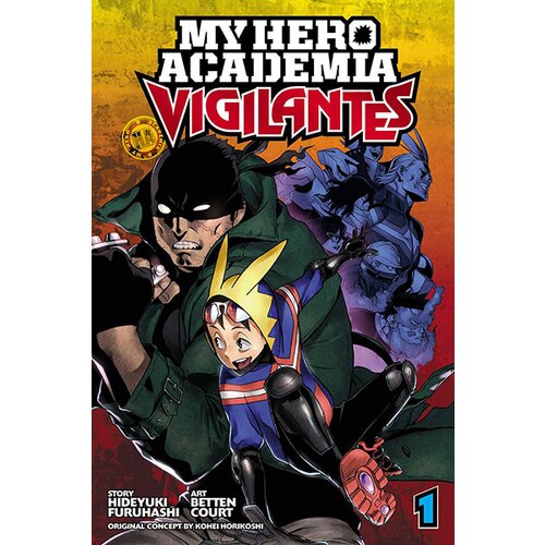 VIZ Media Hideyuki Furuhashi, Betten Court - My Hero Academia: Vigilantes, Vol. 1 Cene