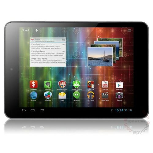 Prestigio QUANTUM PMP5785CUK_QUAD 7.85,QC RK3188/1GB/8GB/USB/Android 4.2 tablet pc računar Slike