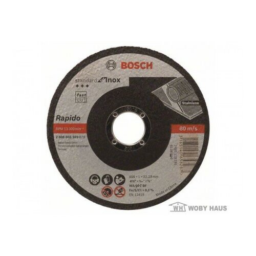 Bosch rezna ploča inox 115x1 2.608.603.169 Cene