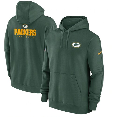 Nike Green Bay Packers Club Sideline Fleece Pullover pulover s kapuco Cene