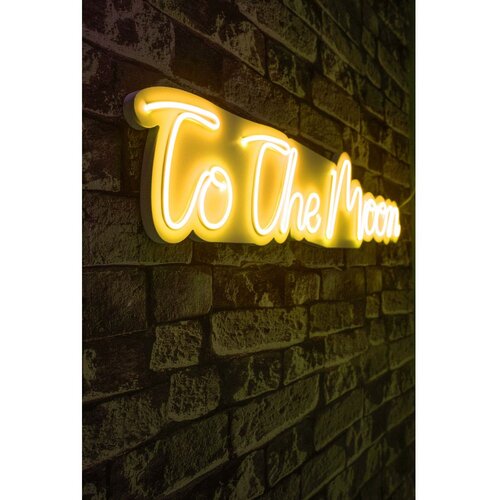 Wallity Dekorativna plastična LED rasveta To the Moon Yellow Slike