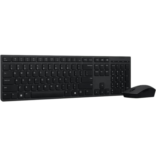 Lenovo Professional Wireless Rechargeable Combo Keyboard and Mouse-Slovenian Slike
